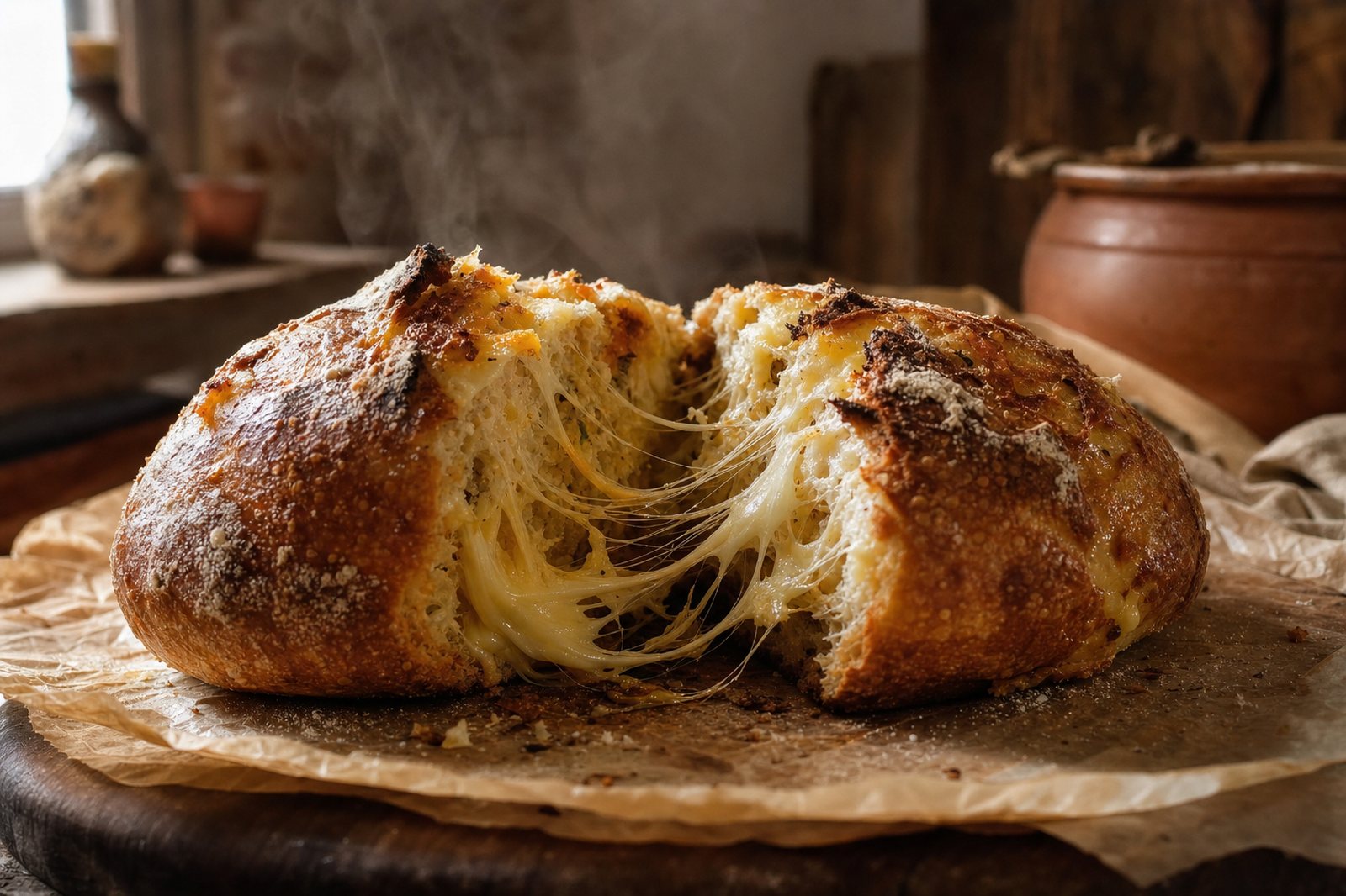Three Cheese Sourdough